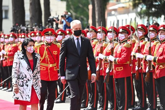 Prezidentas Nausėda lankosi Sakartvele (nuotr. Roberto Dačkaus)
