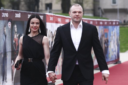 Kristupas Krivickas su žmona Jurgita (nuotr. Fotodiena.lt)