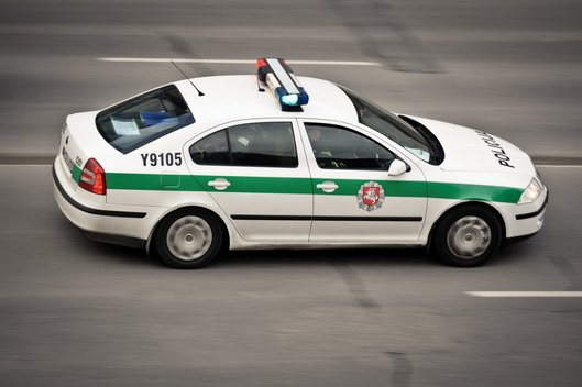 Policijos automobilis (nuotr. Fotodiena.lt)