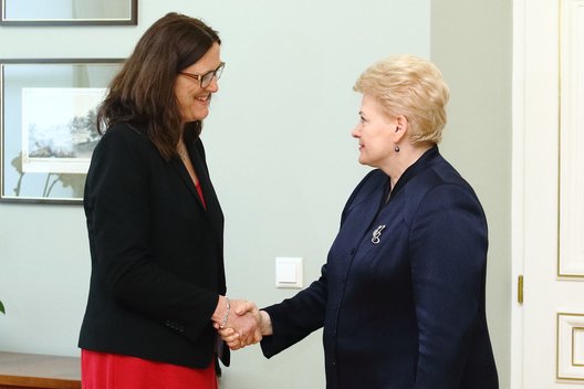 Cecilia Malmstrom, Dalia Grybauskaitė (nuotr. Tv3.lt/Ruslano Kondratjevo)