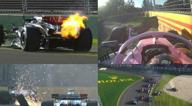 Chaosas „Formulės 1“ etape: Australijoje – avarijos incidentai ir Verstappeno triumfas (nuotr. Organizatorių)