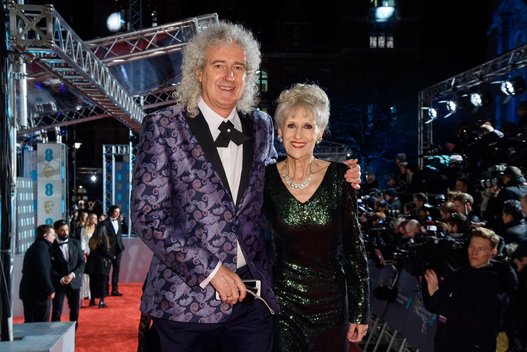 Brian May su žmona (nuotr. Vida Press)