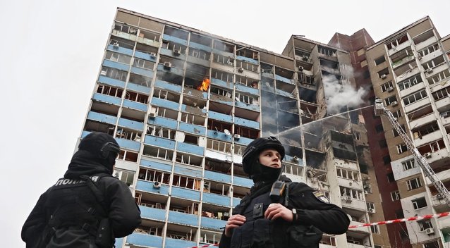 50 mln. eurų kainavęs Rusijos išpuolis Ukrainoje: suniokotas daugiabutis, žuvo 4 civiliai (nuotr. SCANPIX)