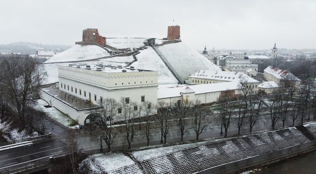 Sniegas Vilniuje (nuotr. Broniaus Jablonsko)