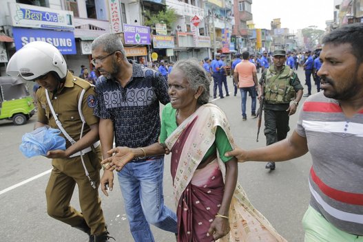 Teroristinis išpuolis Šri Lankoje (nuotr. SCANPIX)