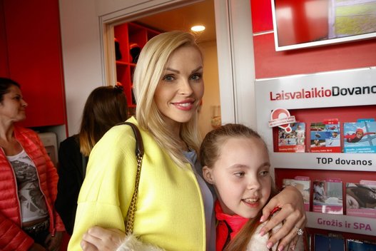 Skaistė Steikūnaitė su dukra Patricija (nuotr. Tv3.lt/Ruslano Kondratjevo)