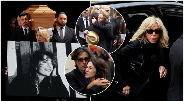 Prancūzijoje atsisveikinama su dainininke ir aktore Jane Birkin  (nuotr. SCANPIX)