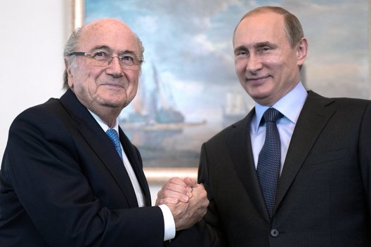 Seppas Blatteris ir Vladimiras Putinas (nuotr. SCANPIX)