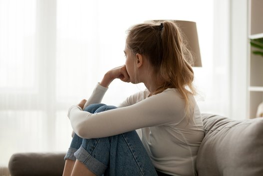 Liūdna moteris (nuotr. Shutterstock.com)