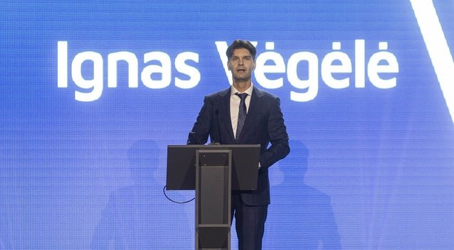 Vėgėlė apie LVŽS sprendimą remti jo kandidatūrą prezidento rinkimuose: tai brandus žingsnis  (Irmantas Gelūnas/ BNS nuotr.)