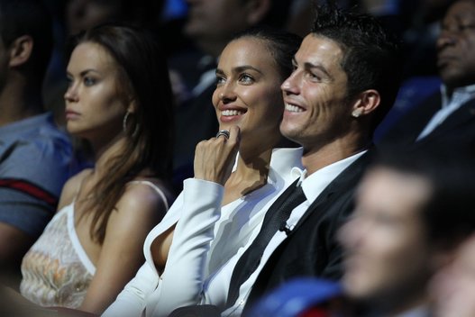 Cristiano Ronaldo ir modelis Irina Shayk (nuotr. SCANPIX)
