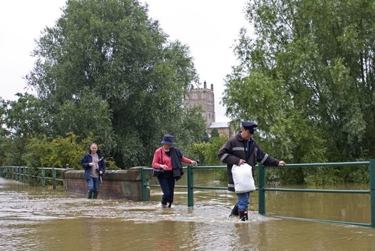 Potvyniai Anglijoje (nuotr. Vida Press)