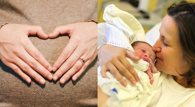 Moteris patyrė šoką: pagimdė vaikelį praėjus mėnesiui po neigiamo nėštumo testo  (tv3.lt koliažas)