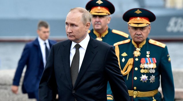 Vladimiras Putinas, Sergejus Šoigu (nuotr. SCANPIX)