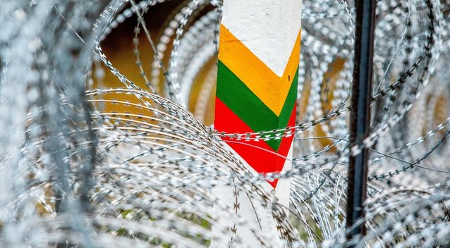 Latviai stos prieš teismą dėl neteisėto dešimties migrantų vežimo per Lietuvą(Žygimantas Gedvila/ BNS nuotr.)