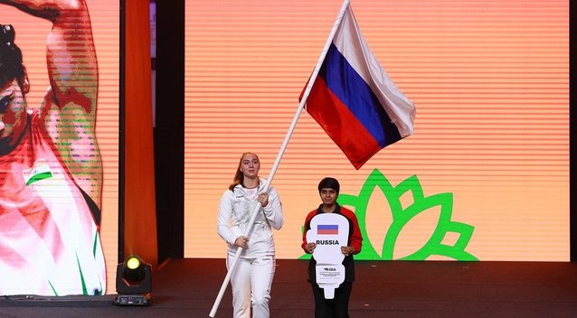 Rusijos boksininkė Diana Piatak (nuotr. Organizatorių)