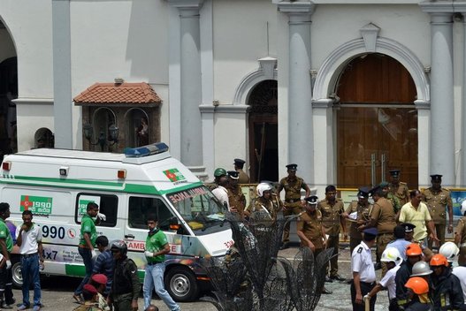 Teroristinis išpuolis Šri Lankoje (nuotr. SCANPIX)
