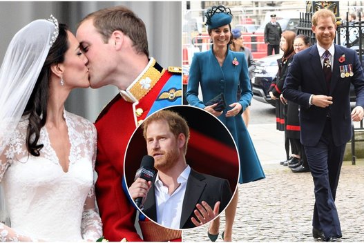Tai, ką pasakė Harry, pravirkdė Kate: paviešino detales iš princo Williamo vestuvių (nuotr. SCANPIX)