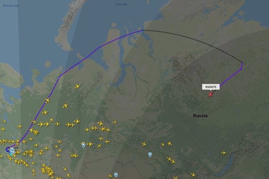 Iš Maskvos pakilęs Rusijos valdžios lėktuvas užminė mįslę (nuotr. Gamintojo)