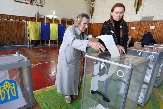 Rinkimai Ukrainoje (nuotr. SCANPIX)