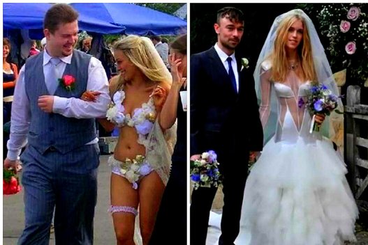 Ar išdrįstumėte? Pačios blogiausios vestuvių suknelės (nuotr. asmeninio albumo („Facebook“)
