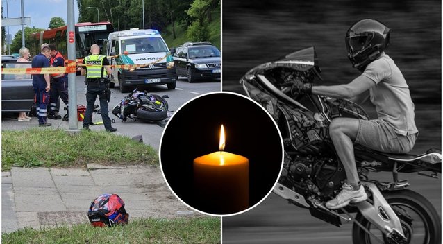 Vilniuje žuvusio motociklininko draugas atvėrė širdį: užsiminė apie lemtingą klaidą (asm.archyvo ir Broniaus Jablonsko nuotr.)  
