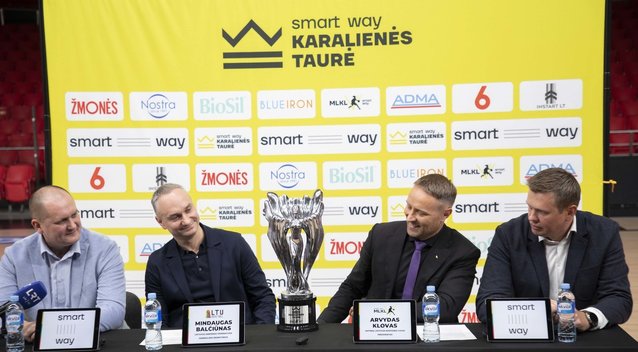 „SMART WAY Karalienės taurės“ spaudos konferencija  nuotr. Dmitrij Kudriavcev/Fotodiena