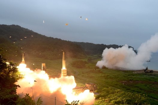 Šiaurės Korėjos karinė technika (nuotr. SCANPIX)