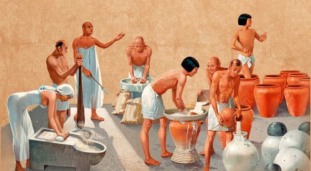 Senovės Egipte liejosi alus  