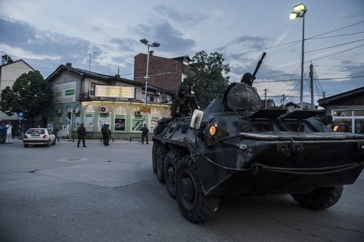 Teroro išpuolis Makedonijoje: grupuotė neutralizuota, 20 užpuolikų pasidavė (nuotr. SCANPIX)