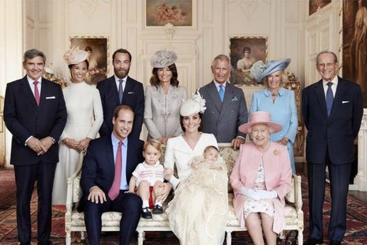 Didžiosios Britanijos karališkoji šeima (nuotr. Vida Press)