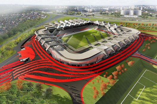 Nacionalinio stadiono projektas (nuotr. Organizatorių)
