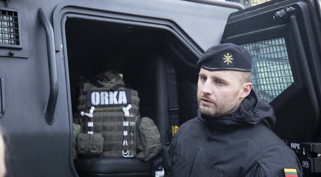 ORKA – ypatingas pareigūnų padalinys Lietuvoje, vykdantis rizikingiausias užduotis nuotr. Dmitrij Kudriavcev/Fotodiena