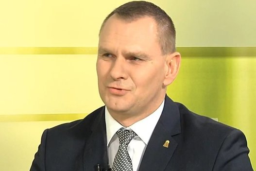LKF generalinis sekretorius M. Špokas (nuotr. stop kadras)