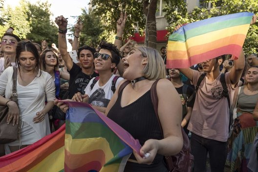 Turkijos policija nutraukė homoseksualų protestą Stambule (nuotr. SCANPIX)