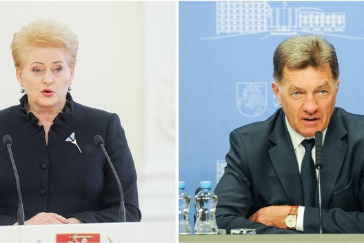 D. Grybauskaitė ir A. Butkevičius (nuotr. Fotodiena.lt)