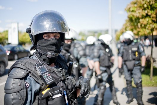 Policijos pajėgos (nuotr. Fotodiena.lt)