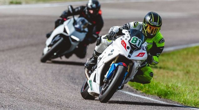  BMA („Baltic Motorcyclist Association“) „Baltic Superbike“ čempionato akimirka (nuotr. Organizatorių)