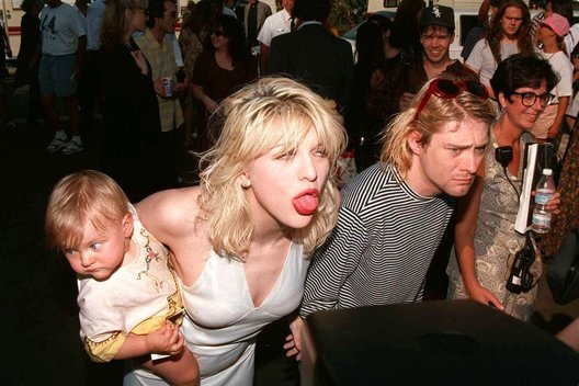 Frances Bean Cobain, Kurtas Cobainas, Courtney Love (nuotr. Vida Press)