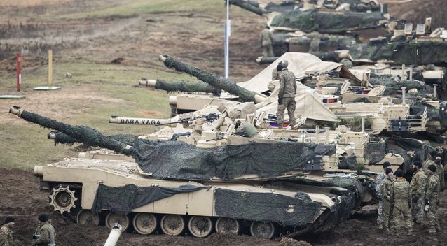 JAV svarsto Ukrainai perduoti „Abrams M1“ tankus, kad paveiktų Vokietijos vadovybę dėl „Leopard 2“  (nuotr. SCANPIX)