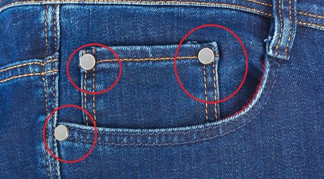 Pastebėjote šias sagutes ant džinsų? Nustebsite, kam jos skirtos (nuotr. 123rf.com)