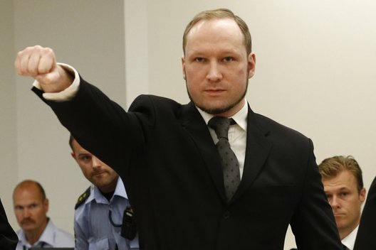 Žudikas Andersas Breivikas (nuotr. SCANPIX)