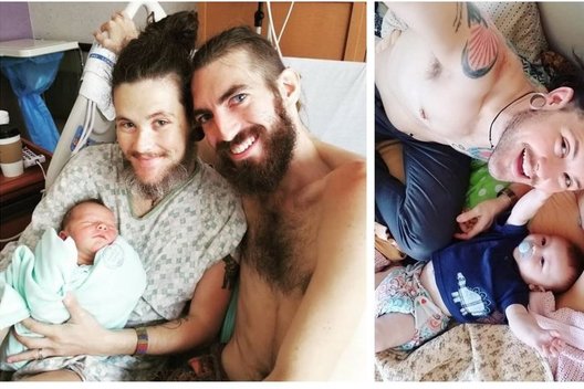 Pribloškė pasaulį: 28-erių transeksualas pagimdė sveiką kūdikį (nuotr. Instagram)