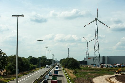 Vėjo jėgainė (nuotr. Eimanto Genio)