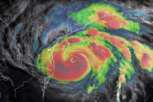 Uraganas „Harvey“ pasiekė Teksasą (nuotr. SCANPIX)