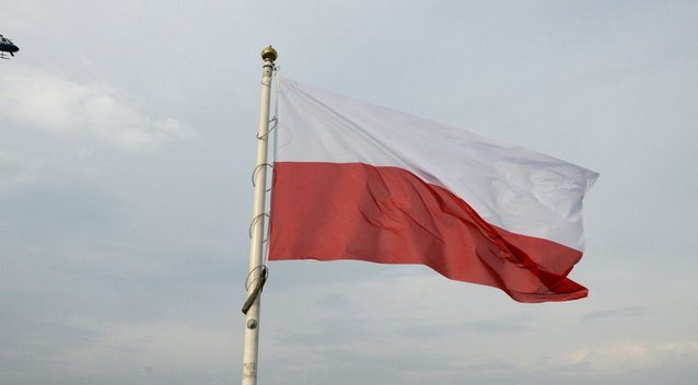 Lenkijos vėliava (nuotr. SCANPIX)