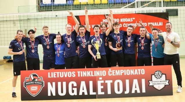 Lietuvos tinklinio B pogrupio čempione tapo „Vilnius Tech“ komanda (nuotr. Organizatorių)