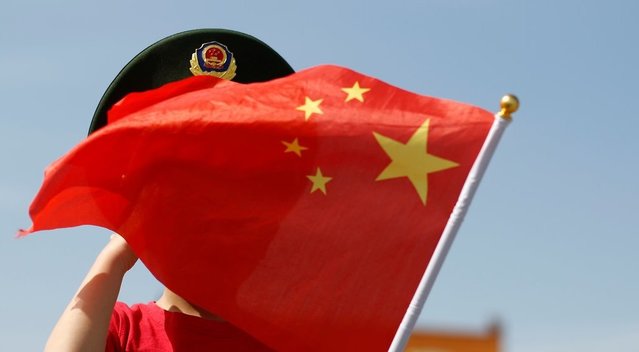 Kinijos vėliava (nuotr. SCANPIX)  