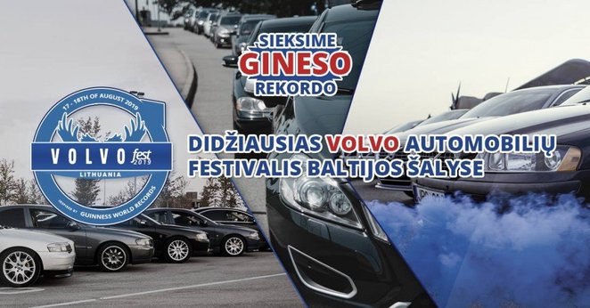 „Volvo“ entuziastai sieks patekti į Pasaulio rekordų knygą