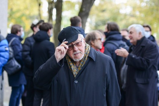 Profesorius Vytautas Landsbergis mini 88-ąją sukaktį. (nuotr. Fotodiena/Justino Auškelio)